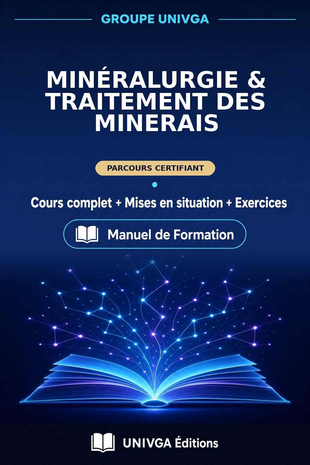 Couverture du manuel — Minéralurgie & Traitement des Minerais