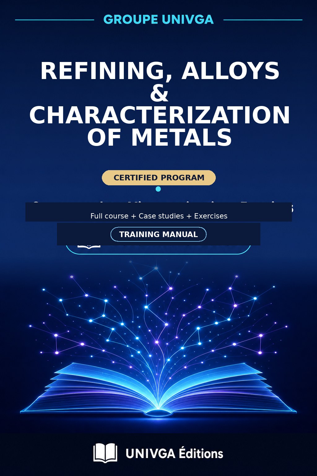 Cover of the manual — Refining, Alloys & Characterization of Metals
