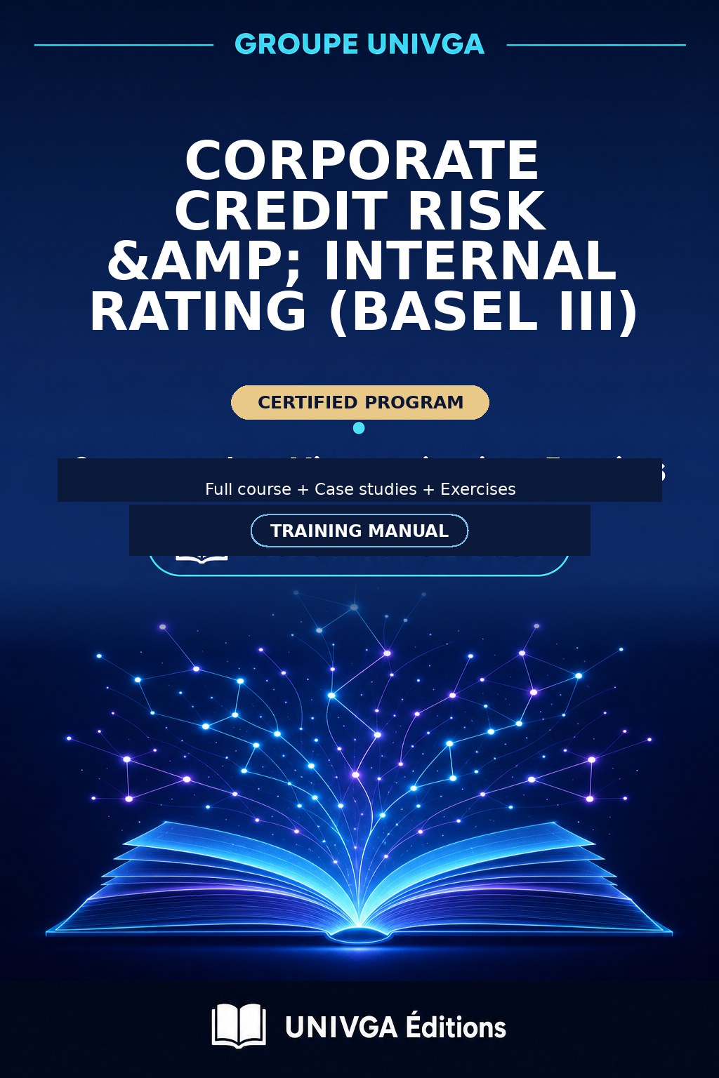 Cover of the training manual — Corporate Credit Risk & Internal Rating (Basel III)