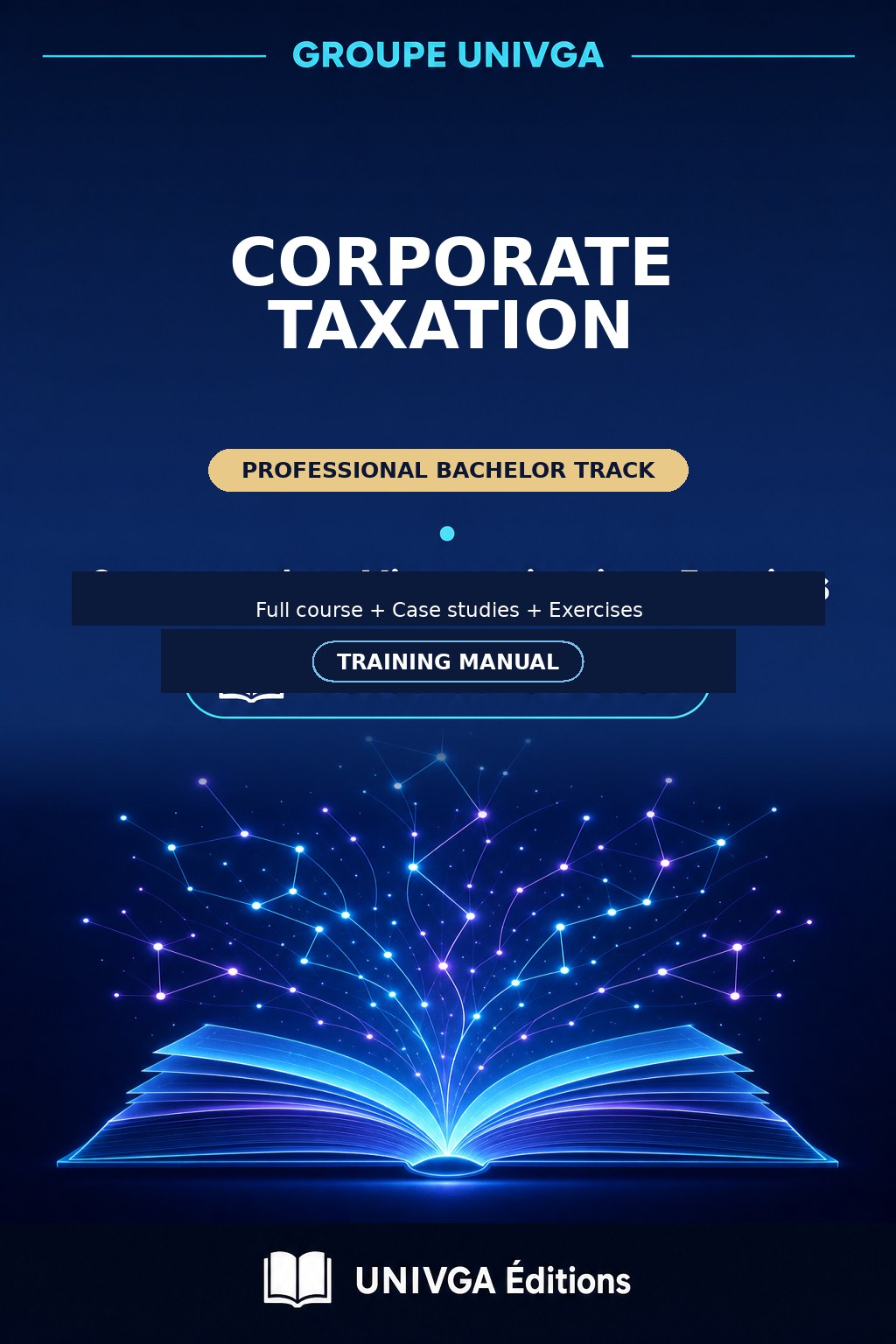 Cover of the training manual — PROFESSIONAL DEGREE IN CORPORATE TAXATION