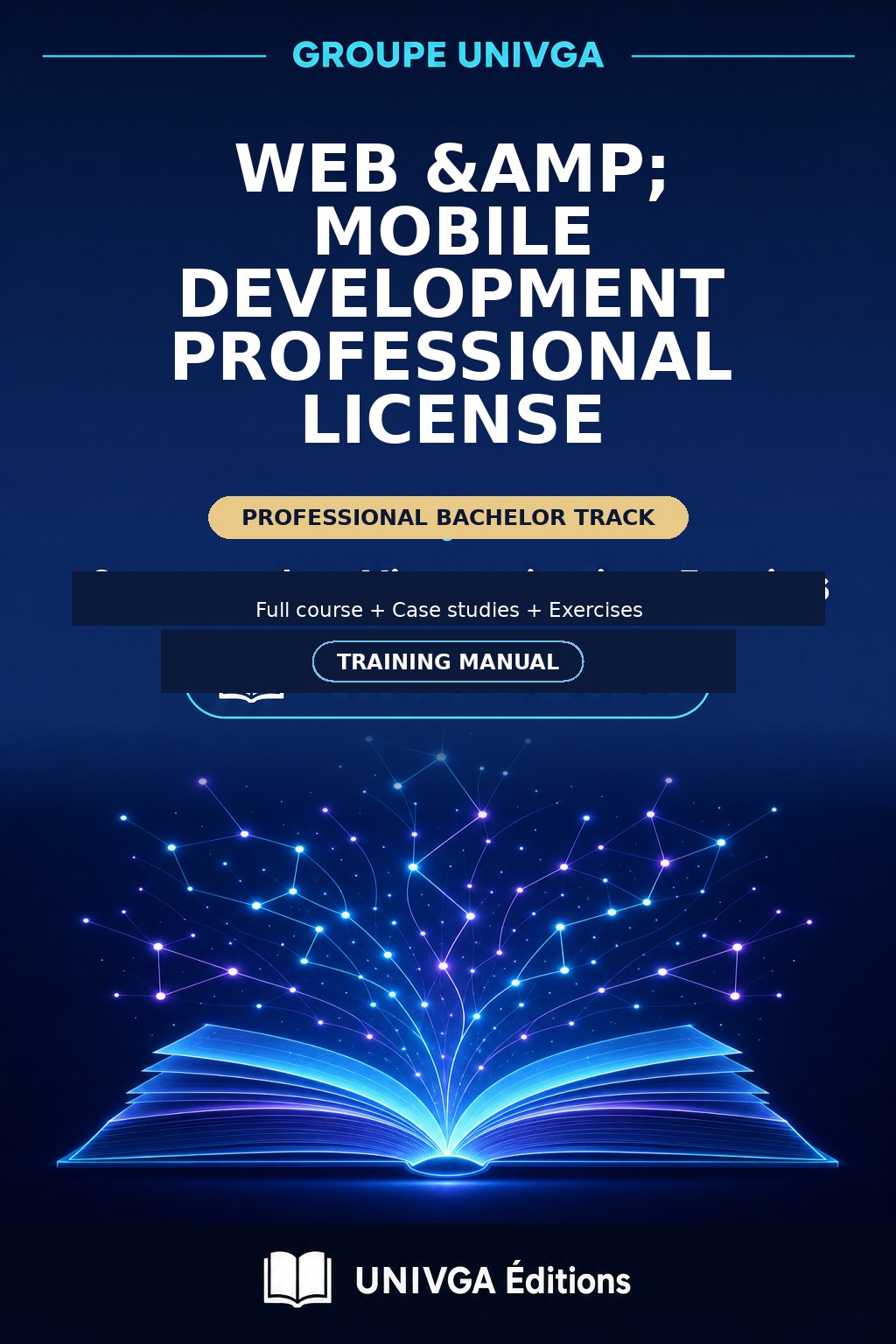 Training manual cover — PROFESSIONAL LICENSE IN WEB & MOBILE DEVELOPMENT