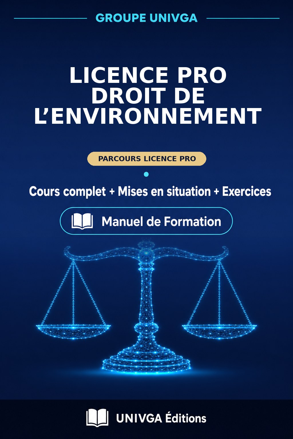 Couverture du manuel — Licence Pro Droit de l’Environnement