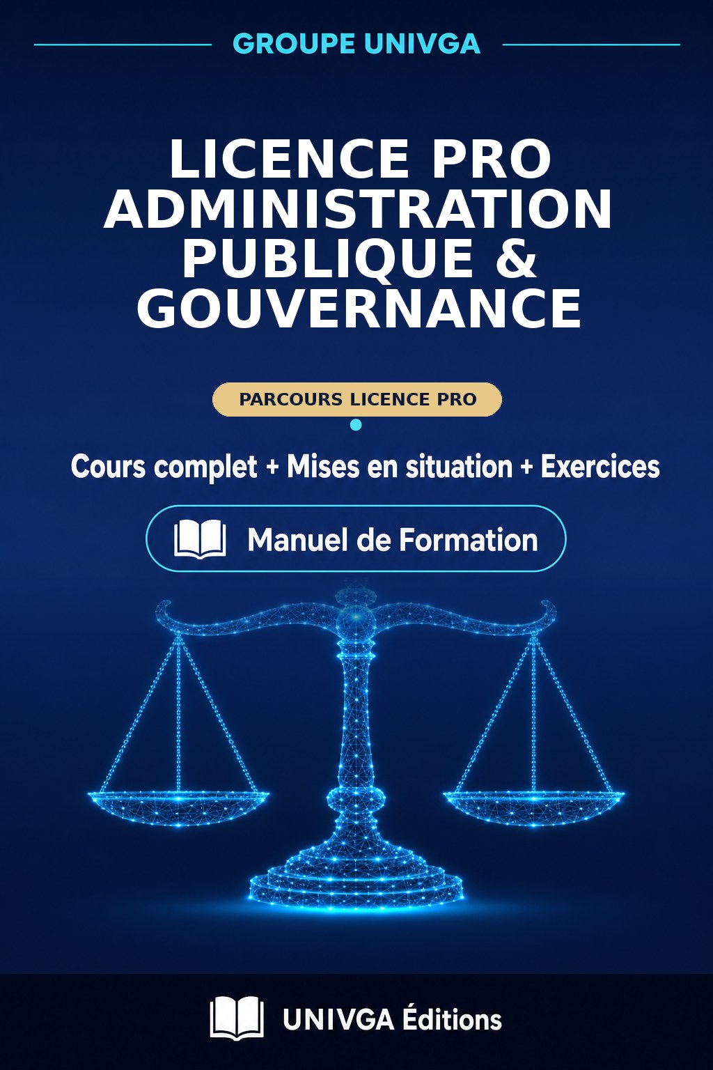 Couverture du manuel — Licence Pro Administration Publique & Gouvernance