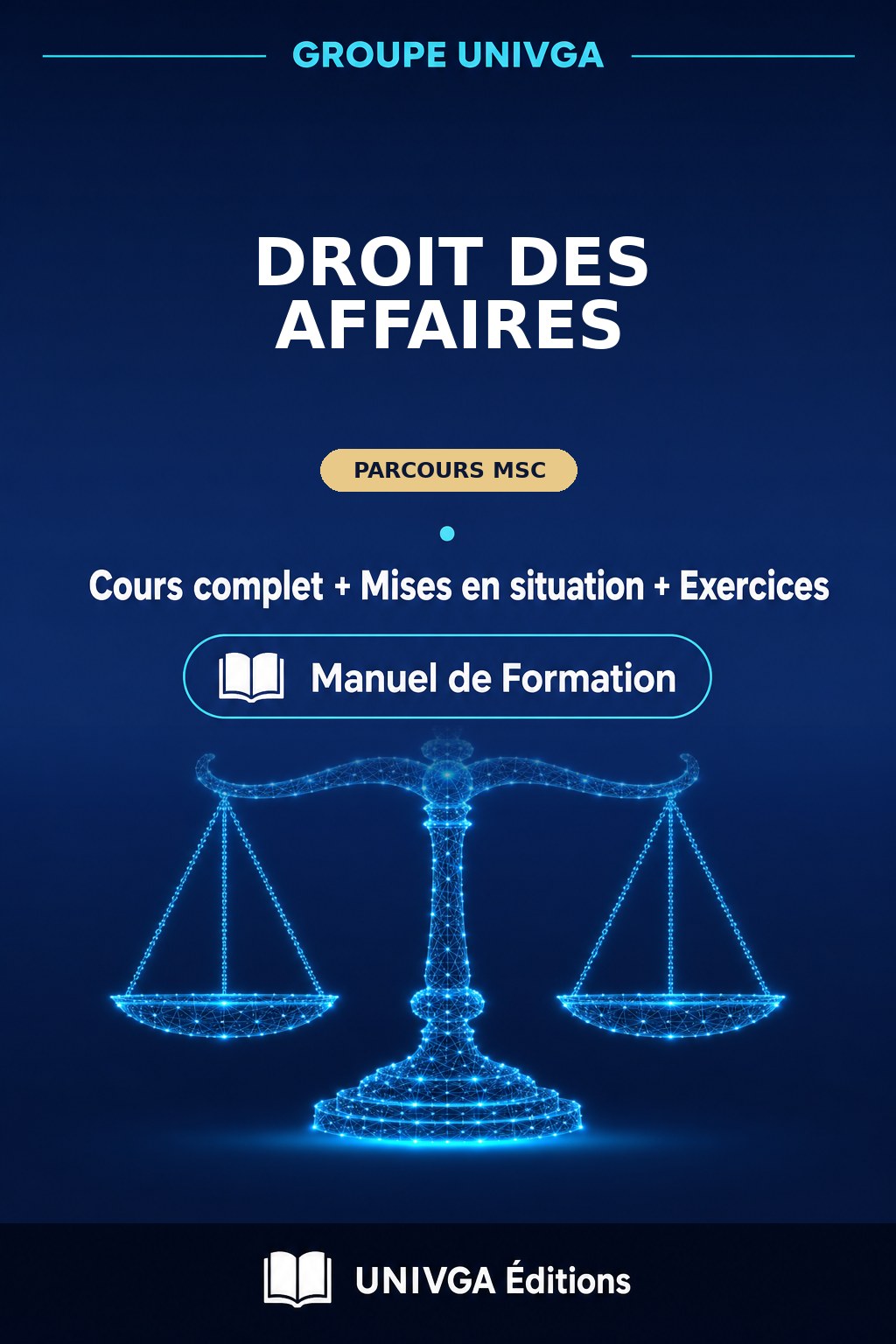 Couverture du manuel — Master of Science (MSc) en Droit des Affaires