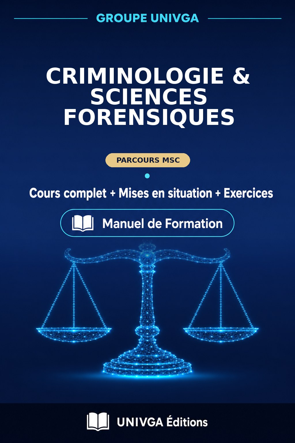 Couverture du manuel — Master of Science (MSc) en Criminologie & Sciences Forensiques