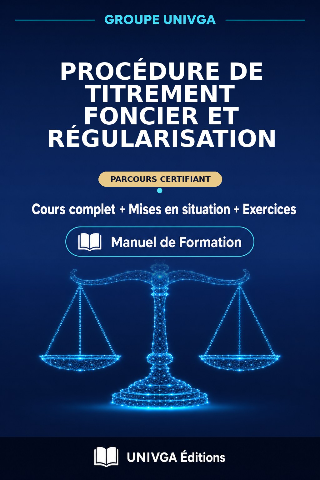 Couverture du manuel — Procédure de titrement foncier et régularisation