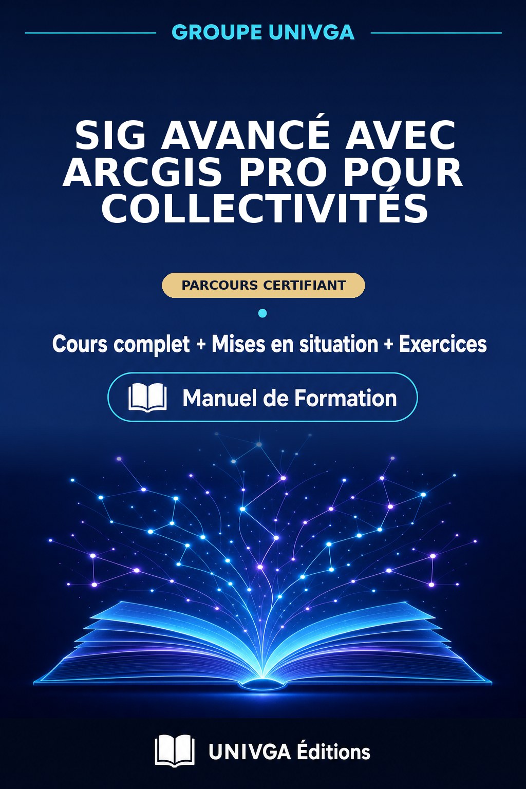 Couverture du manuel — SIG avancé avec ArcGIS Pro pour collectivités