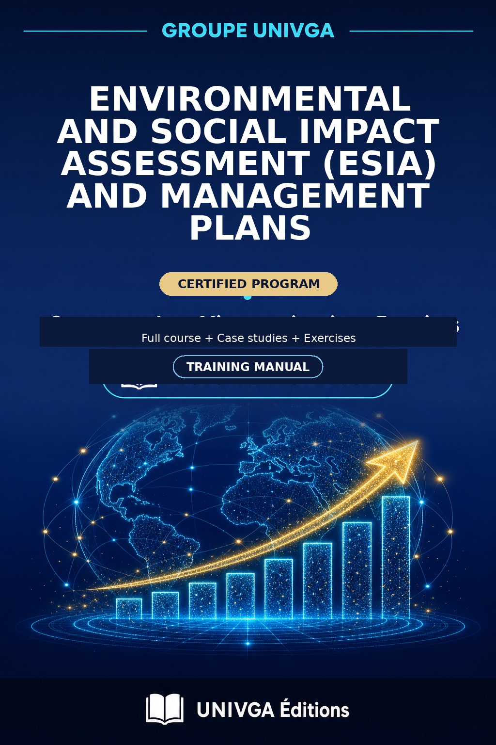 Cover of the training manual — Environmental and Social Impact Study (ESIA) and management plans