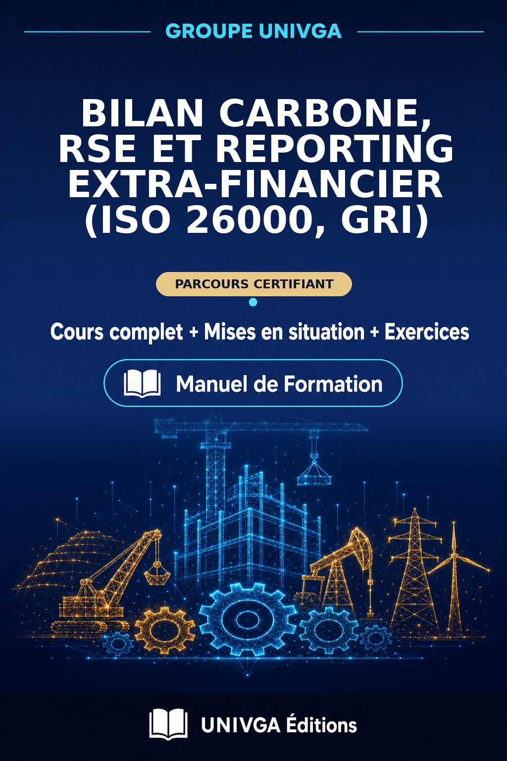Couverture du manuel — Bilan carbone, RSE et reporting extra-financier (ISO 26000, GRI)