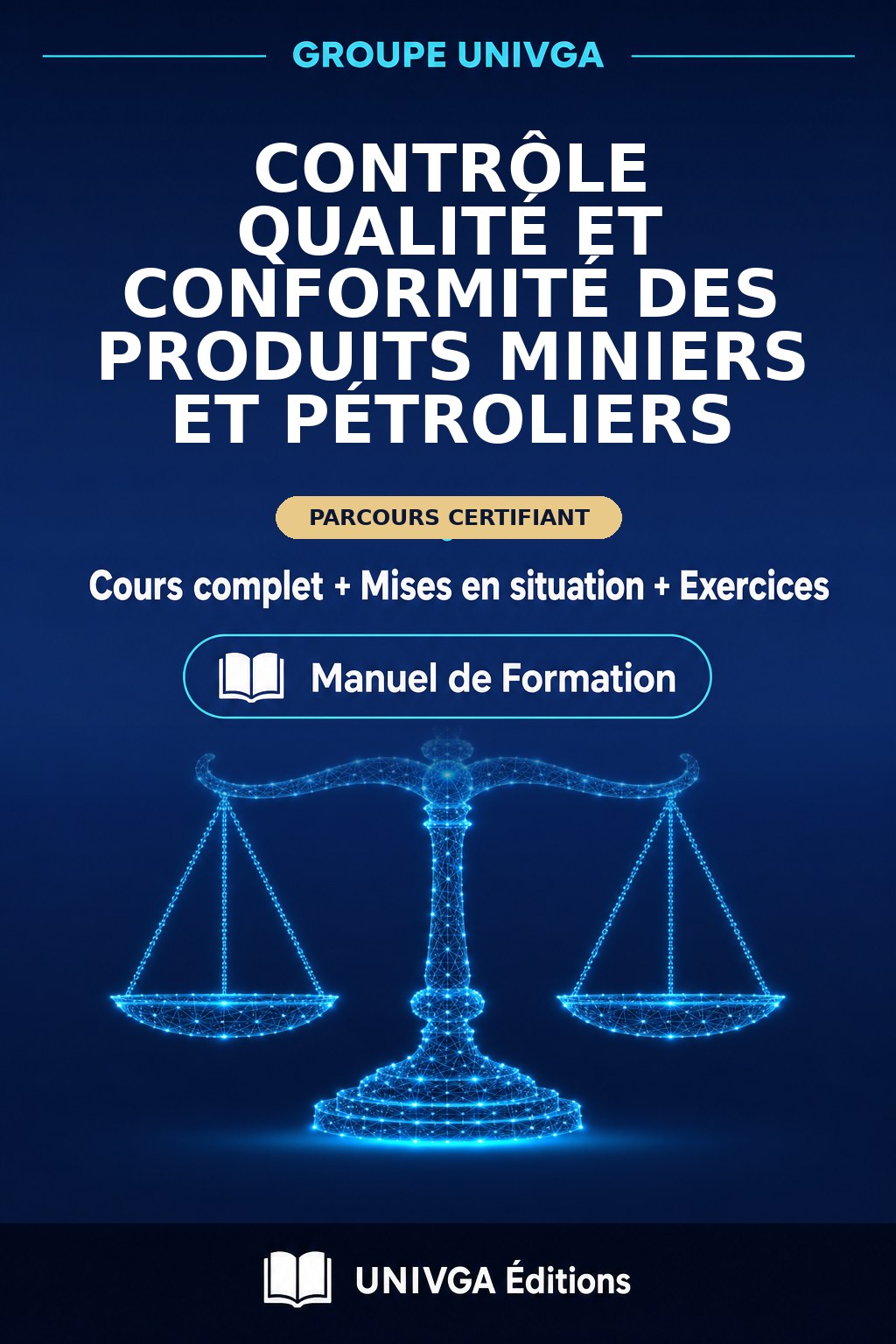 Couverture du manuel — Contrôle Qualité et Conformité des Produits Miniers et Pétroliers