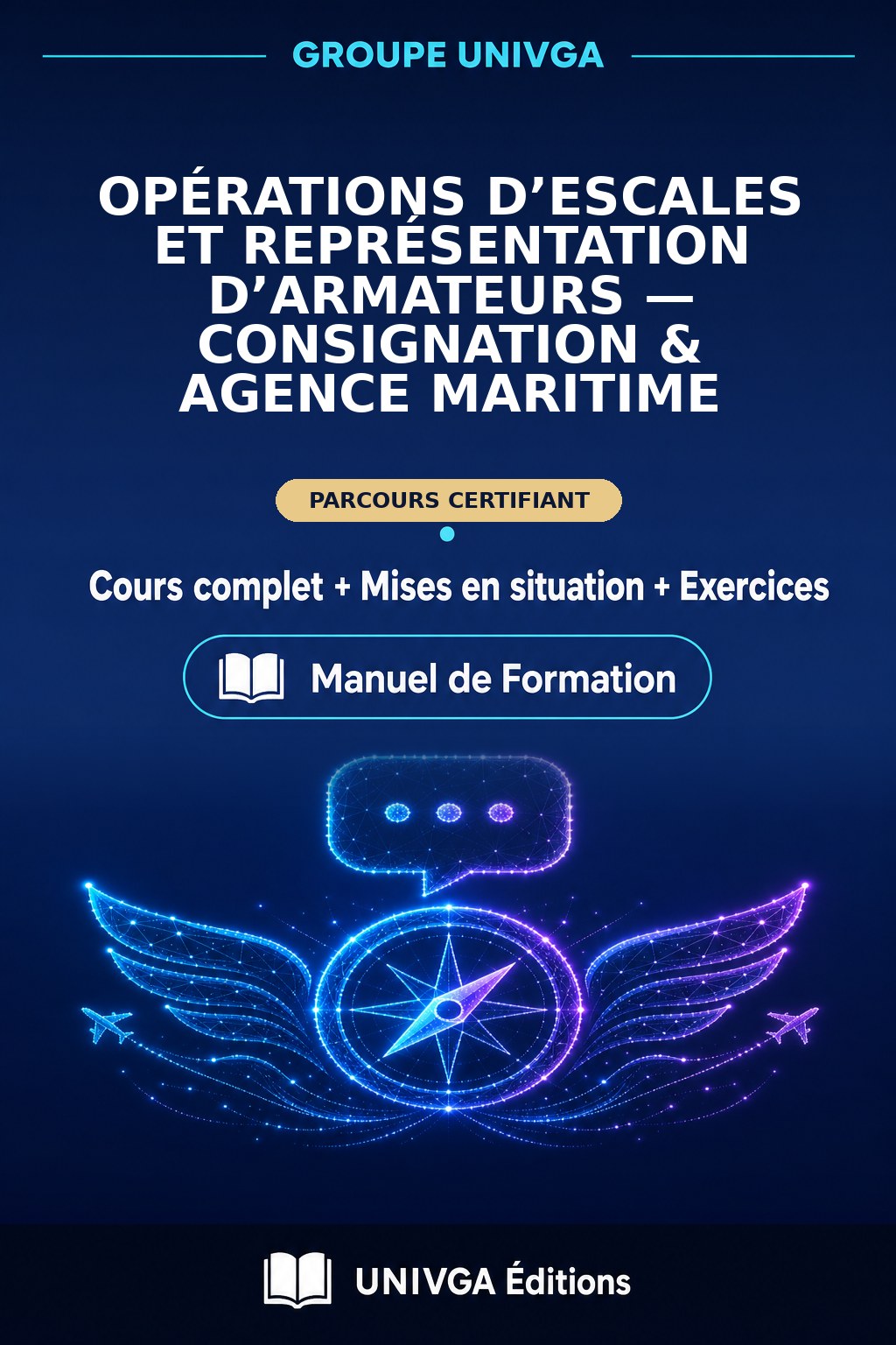 Cover of the manual — Professional Certificate in Port Operations and Shipowner Representation — Consignment & Maritime Agency