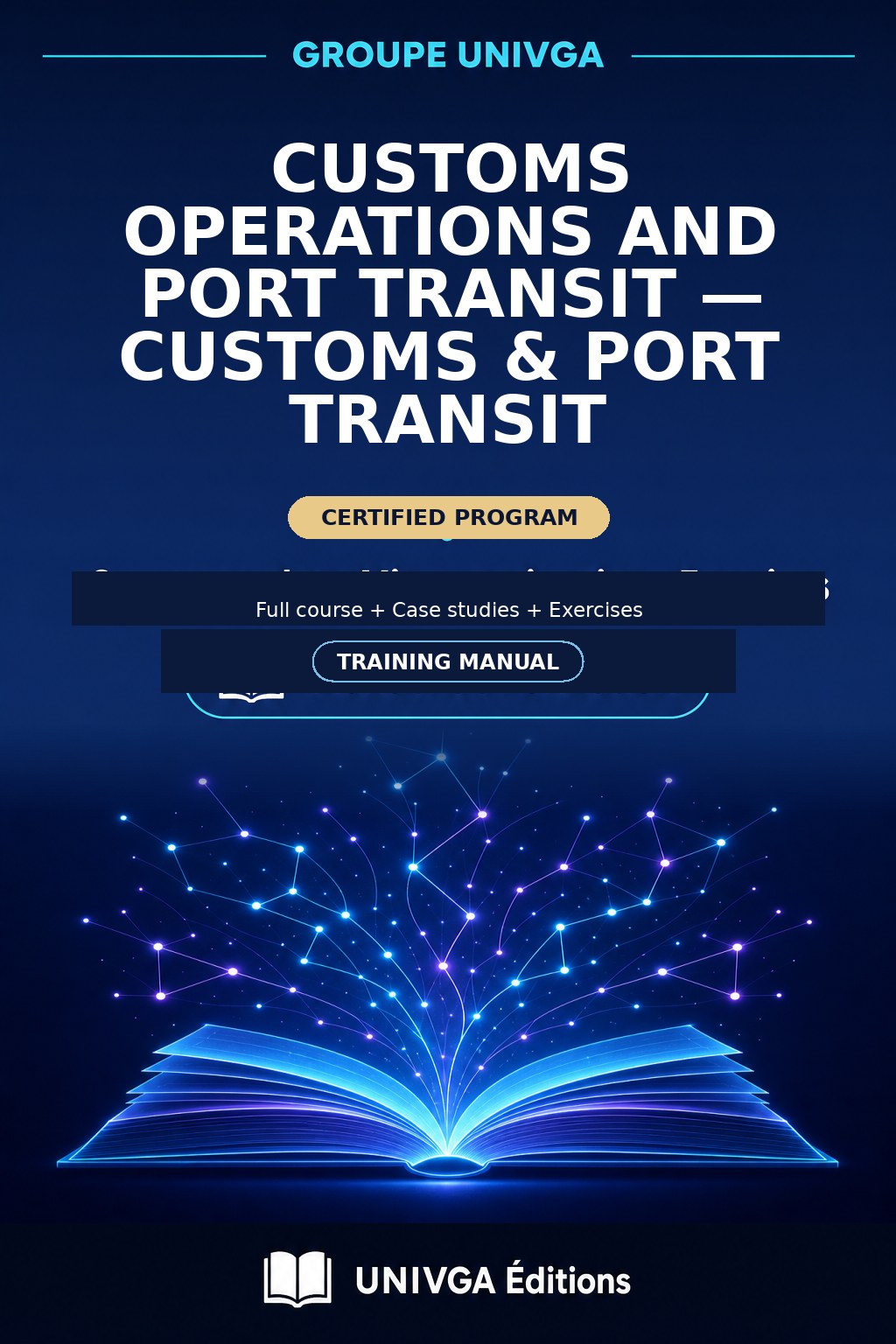 Cover of the training manual — Professional Certificate in Customs Operations and Port Transit — Customs & Port Transit