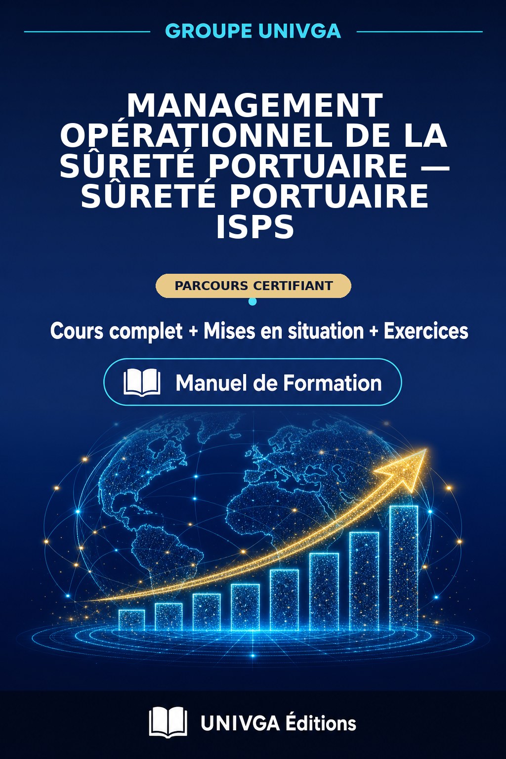Couverture du manuel — Certificat Professionnel en Management Opérationnel de la Sûreté Portuaire — Sûreté Portuaire ISPS