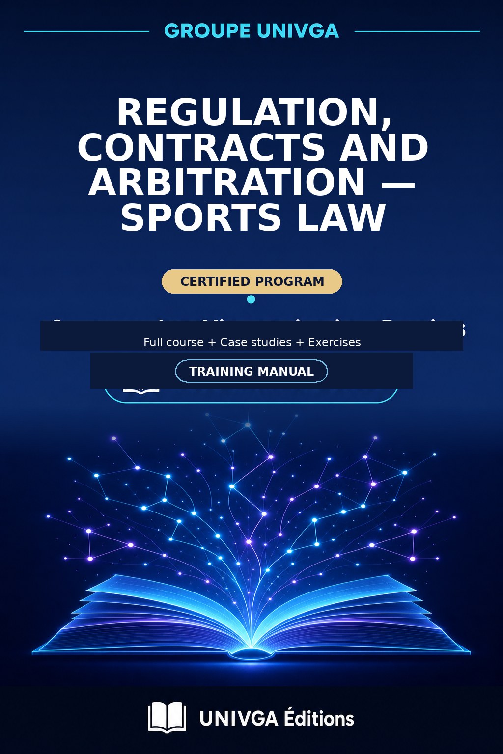 Cover of the training manual — Professional Certificate in Regulation, Contracts and Arbitration — Sports Law