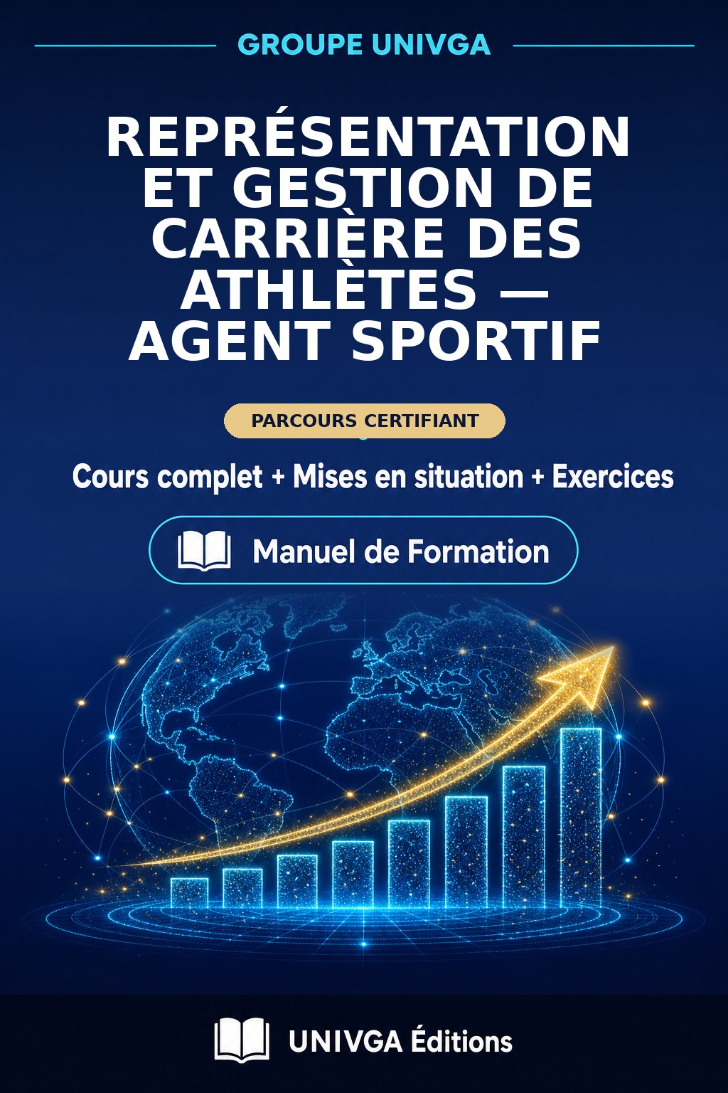 Couverture du manuel — Certificat Professionnel en Représentation et Gestion de Carrière des Athlètes — Agent Sportif