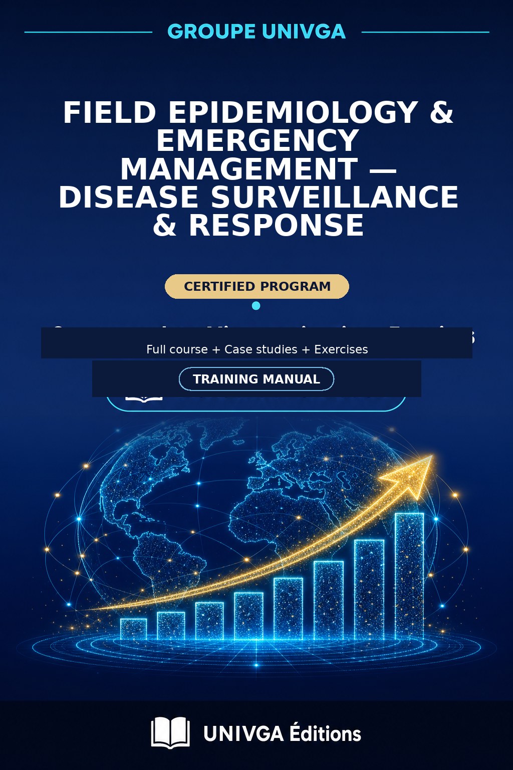 Cover of the manual — Professional Certificate in Field Epidemiology & Emergency Management — Disease Surveillance & Response