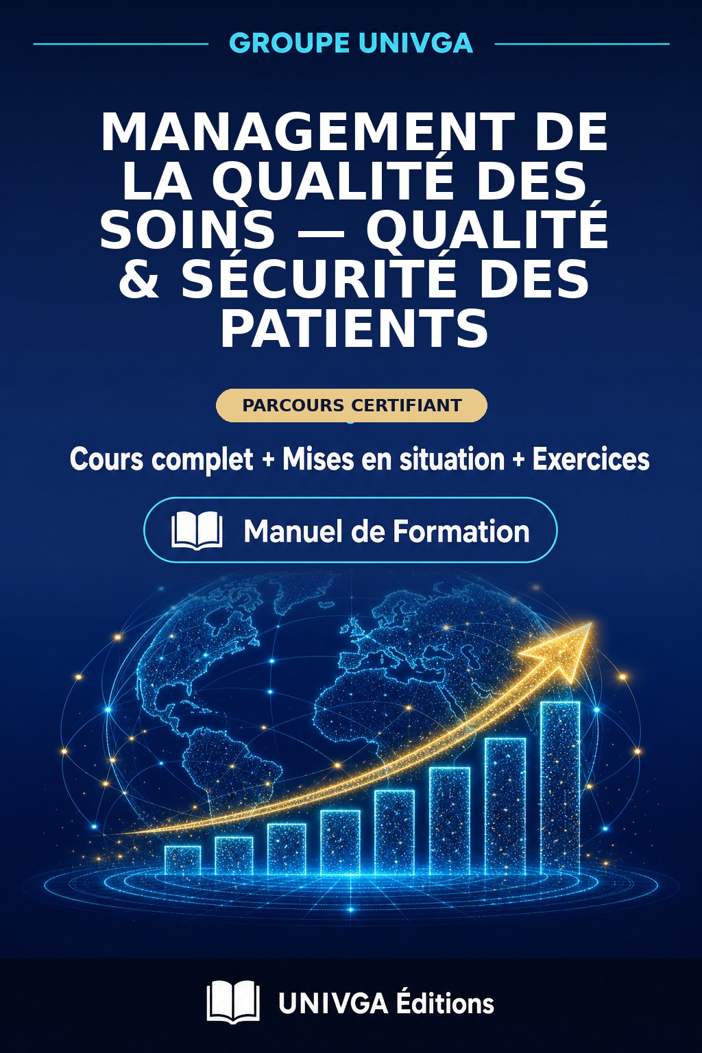 Couverture du manuel — Certificat Professionnel en Management de la Qualité des Soins — Qualité & Sécurité des Patients