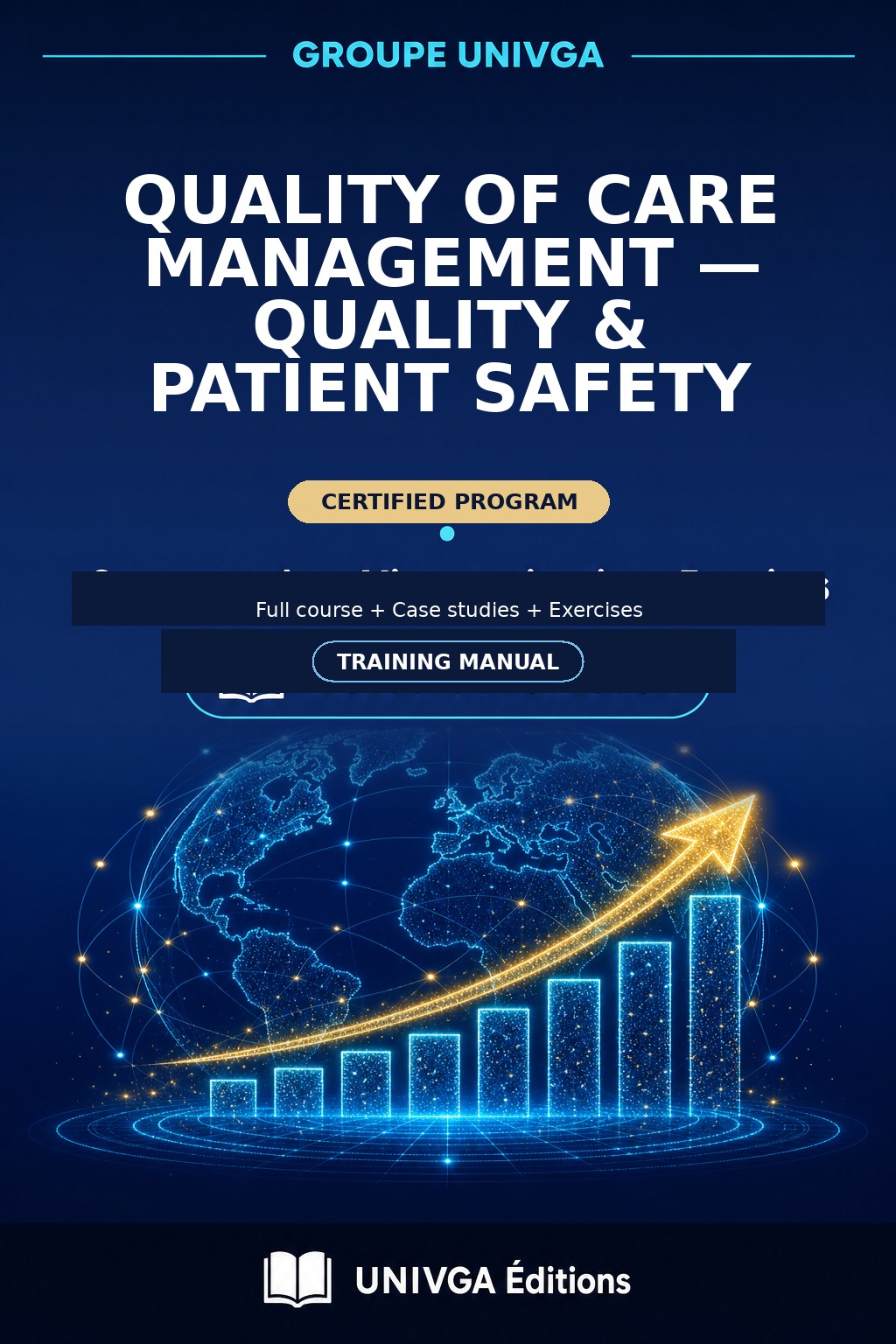 Cover of the training manual — Professional Certificate in Quality of Care Management — Quality & Patient Safety