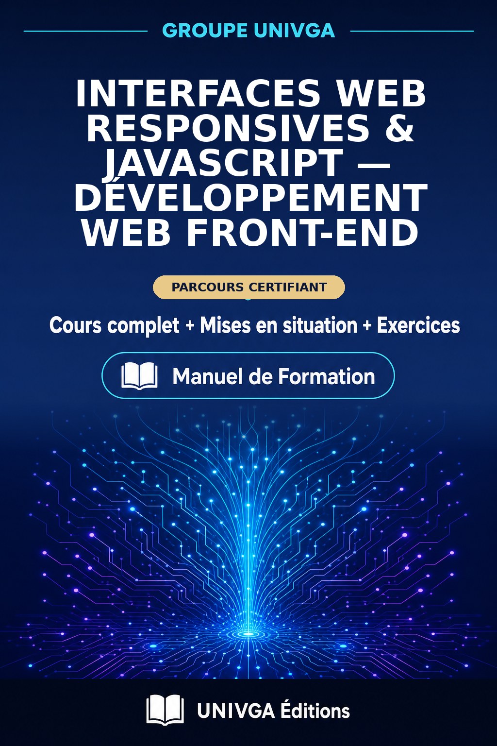 Cover of the manual — Professional Certificate in Responsive Web Interfaces & JavaScript — Front-End Web Development