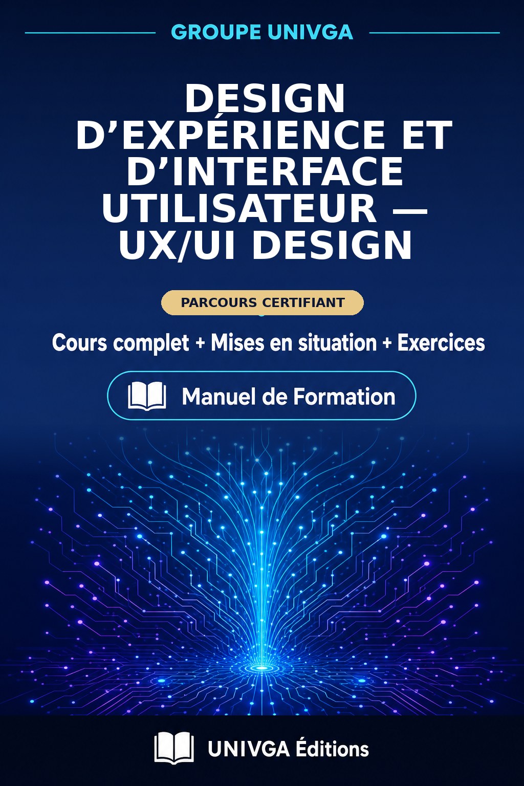 Manual Cover — Professional Certificate in User Experience and User Interface Design — UX/UI Design