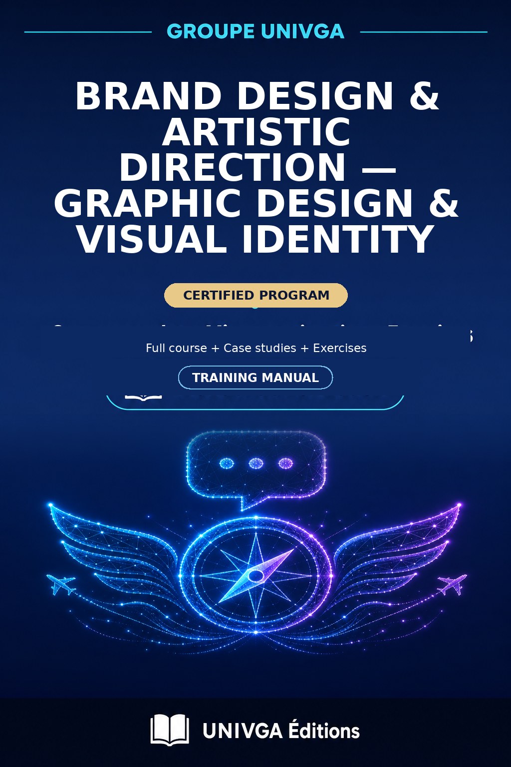Cover of the training manual — Professional Certificate in Brand Design & Artistic Direction — Graphic Design & Visual Identity
