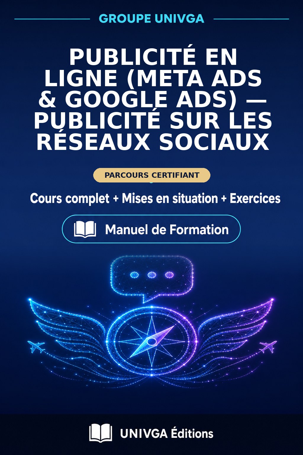 Manual Cover — Professional Certificate in Online Advertising (Meta Ads & Google Ads) — Advertising on Social Media