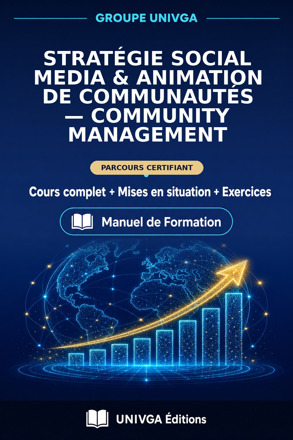 Couverture du manuel — Certificat Professionnel en Stratégie Social Media & Animation de Communautés — Community Management