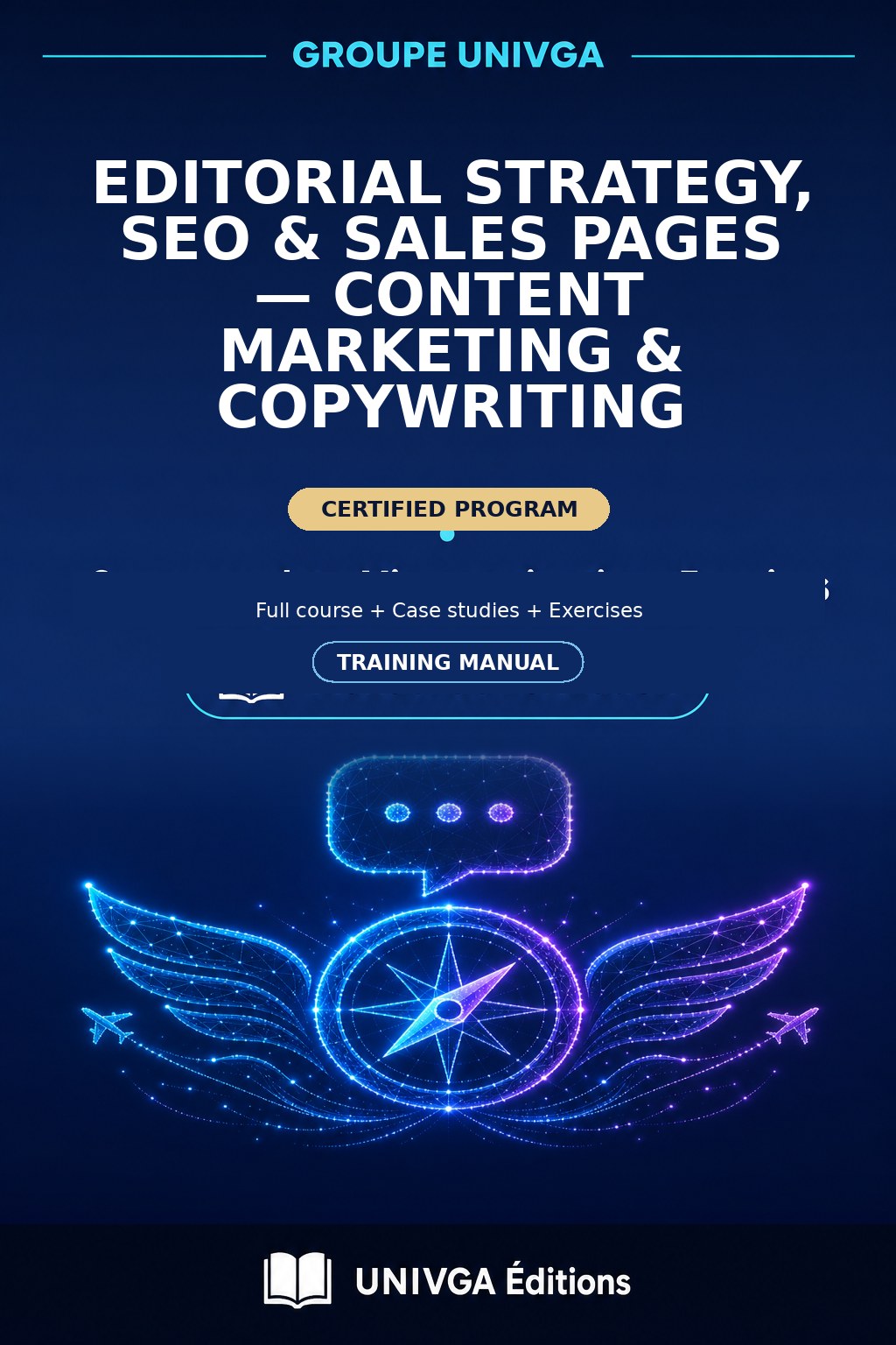 Cover of the training manual — Professional Certificate in Editorial Strategy, SEO & Sales Pages — Content Marketing & Copywriting