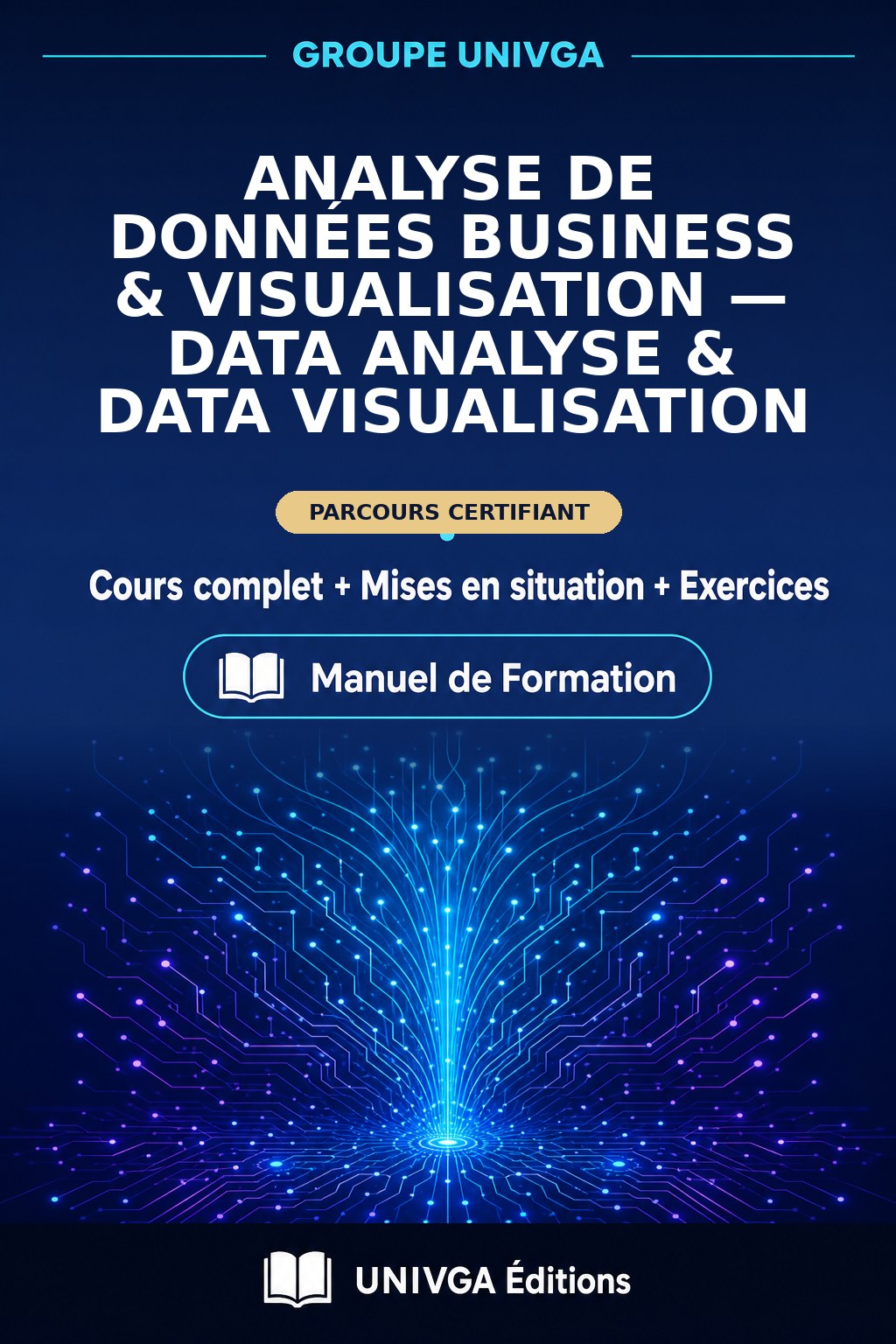 Couverture du manuel — Certificat Professionnel en Analyse de Données Business & Visualisation — Data Analyse & Data Visualisation