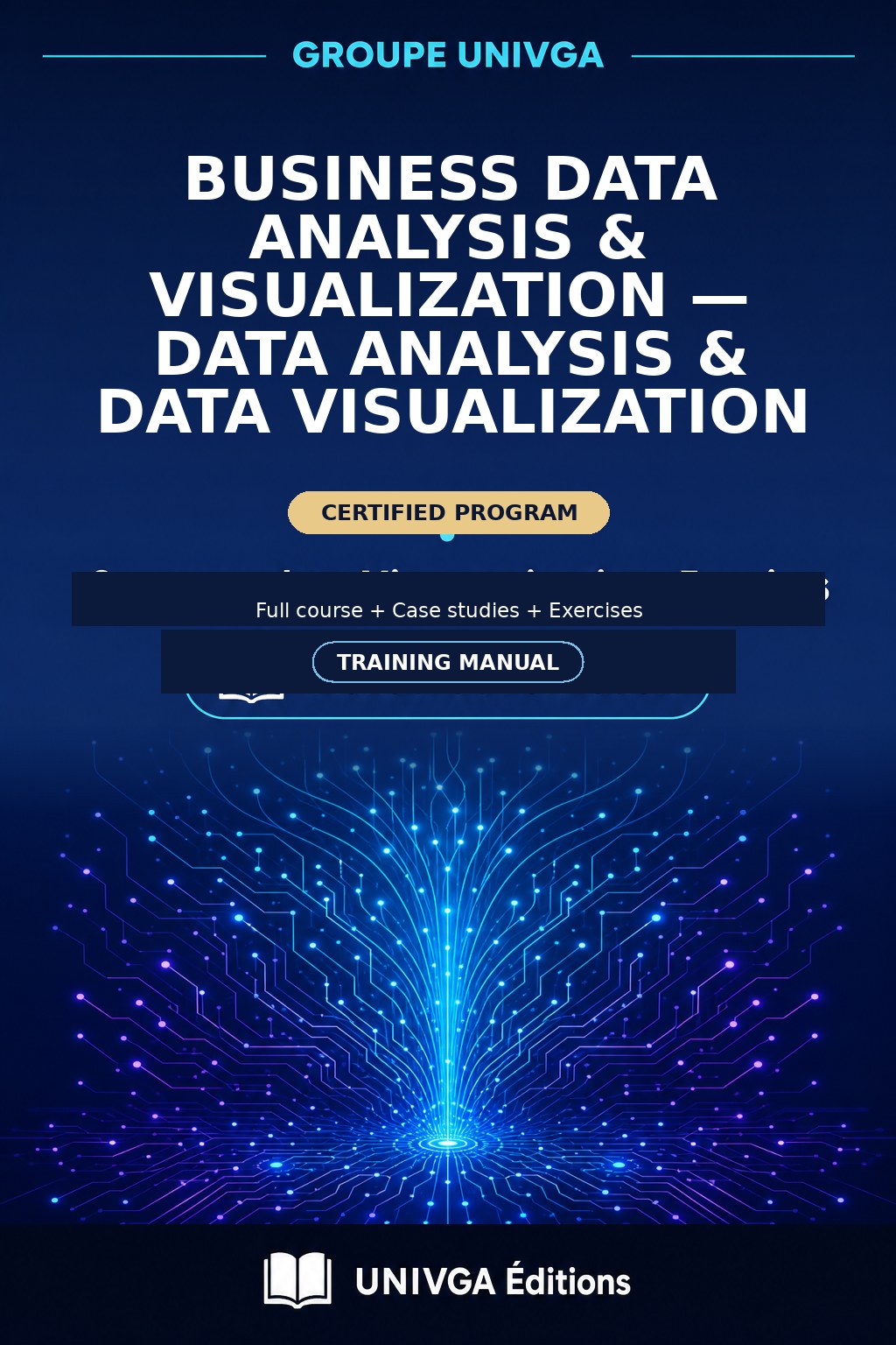 Cover of the training manual — Professional Certificate in Business Data Analysis & Visualization — Data Analysis & Data Visualization