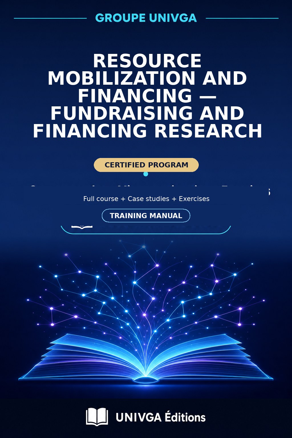 Cover of the training manual — Professional Certificate in Resource Mobilization and Financing — Fundraising and Fundraising