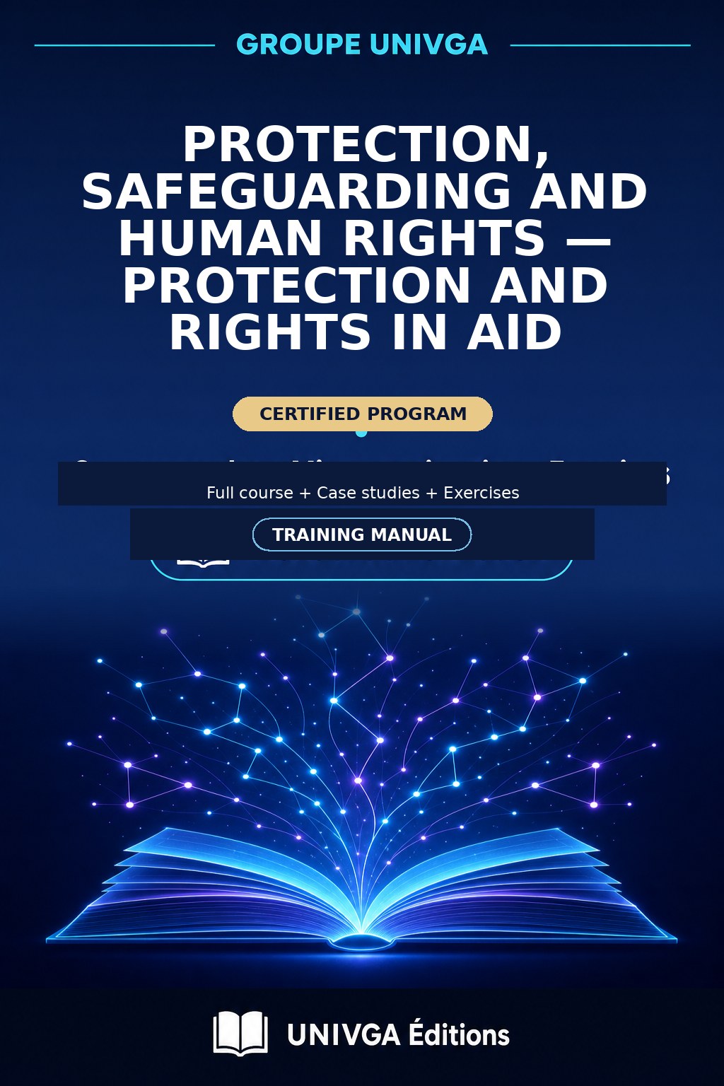 Cover of the training manual — Professional Certificate in Protection, Safeguarding and Human Rights — Protection and Rights in Aid