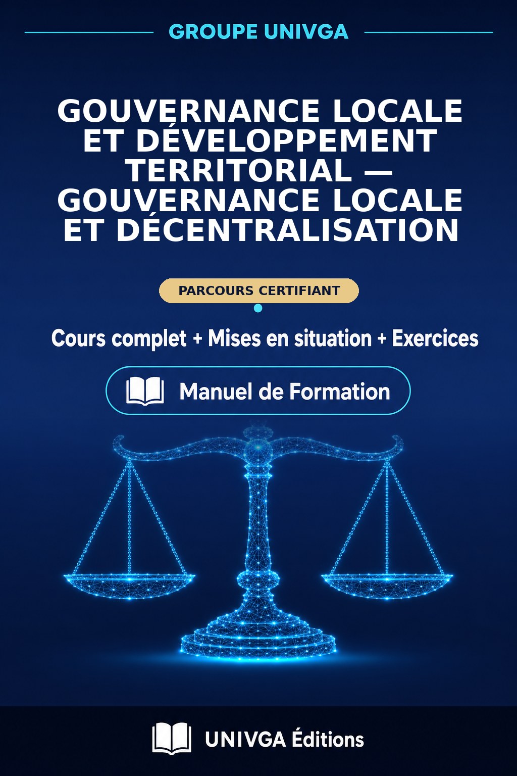 Couverture du manuel — Certificat Professionnel en Gouvernance Locale et Développement Territorial — Gouvernance Locale et Décentralisation