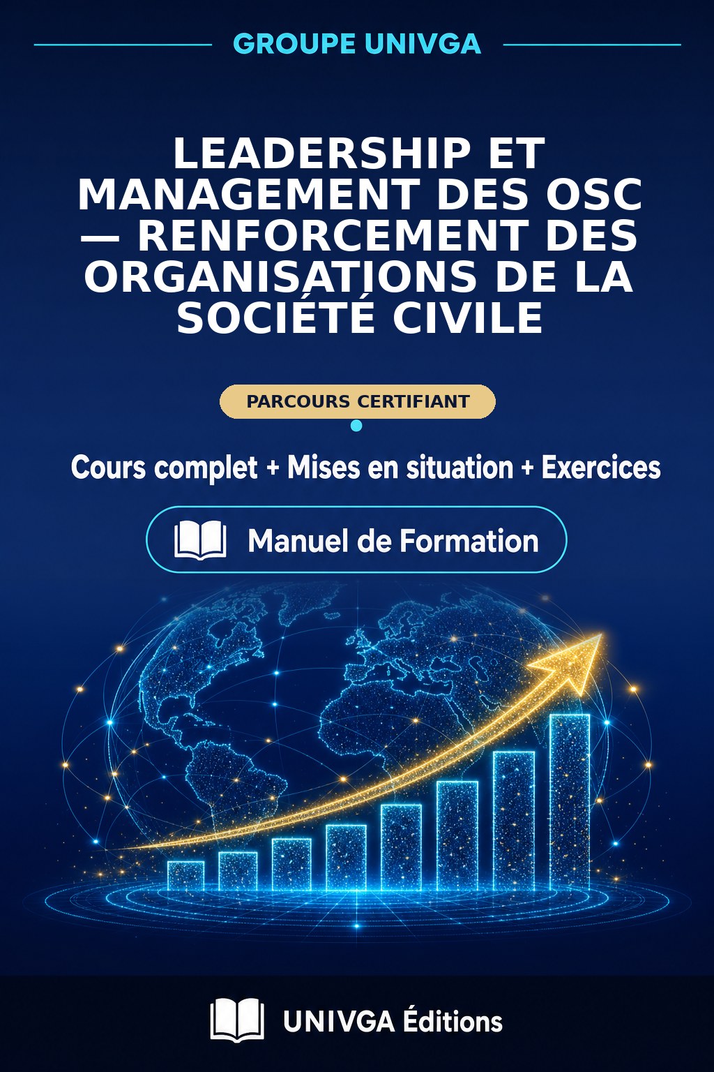 Cover of the manual — Professional Certificate in Leadership and Management of CSOs — Strengthening Civil Society Organizations