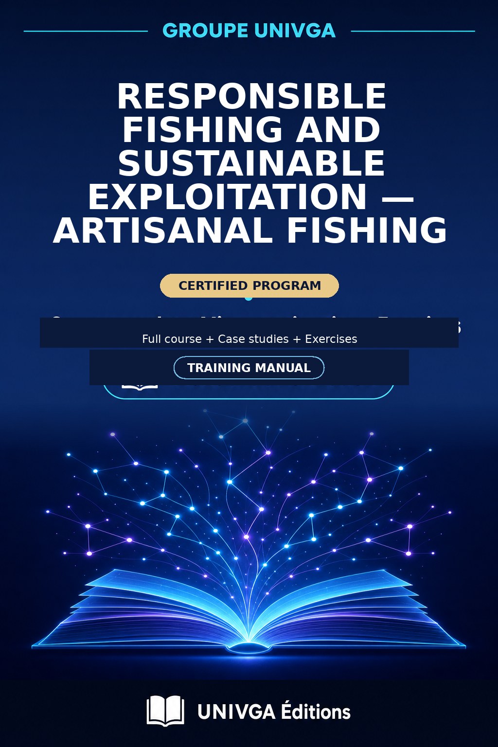 Cover of the training manual — Professional Certificate in Responsible Fishing and Sustainable Exploitation — Artisanal Fishing