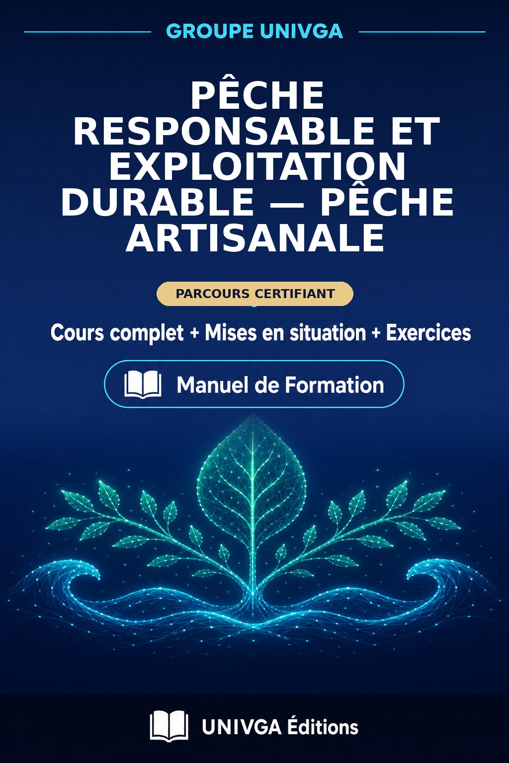 Cover of the manual — Professional Certificate in Responsible Fishing and Sustainable Exploitation — Artisanal Fishing