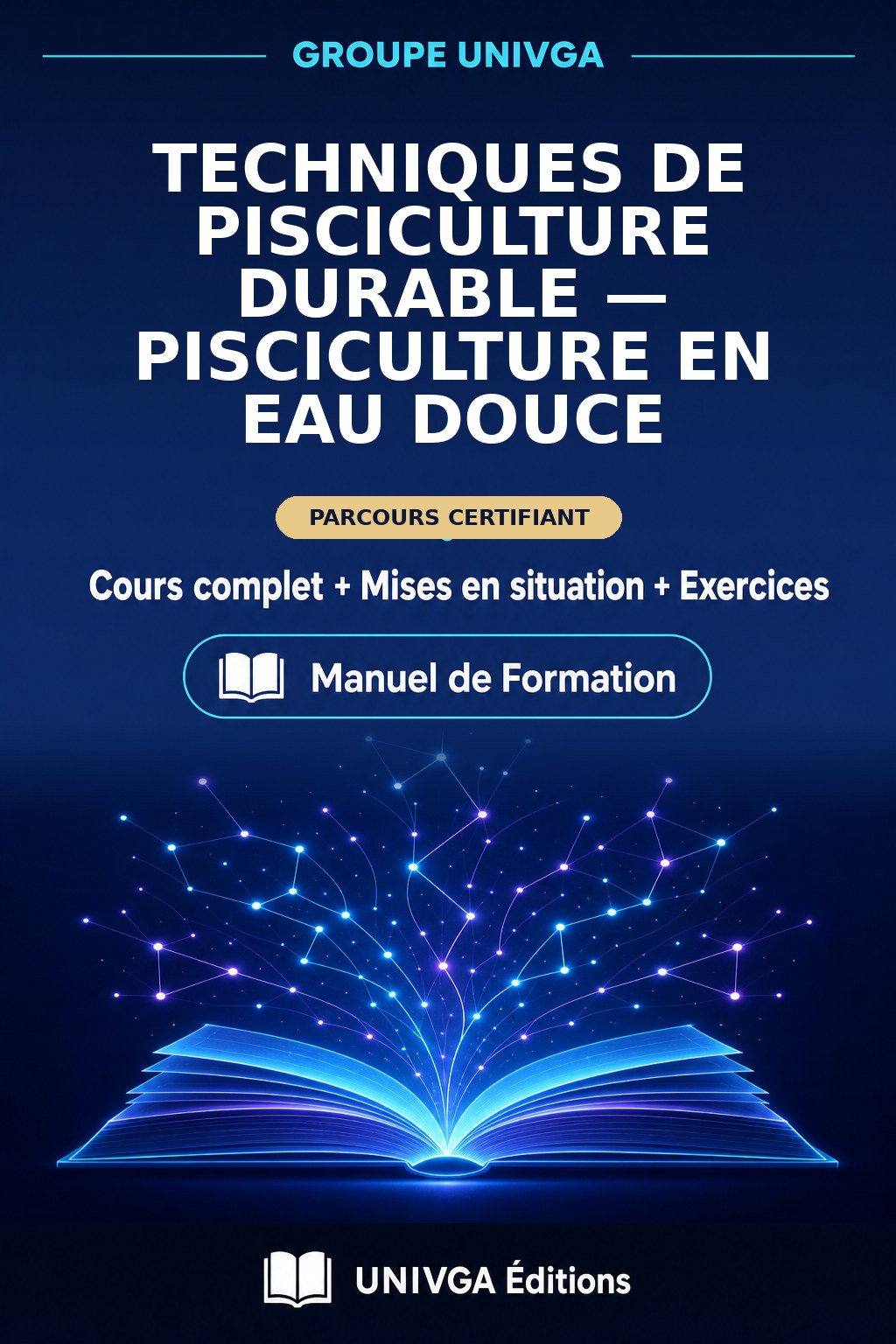 Couverture du manuel — Certificat Professionnel en Techniques de Pisciculture Durable — Pisciculture en Eau Douce