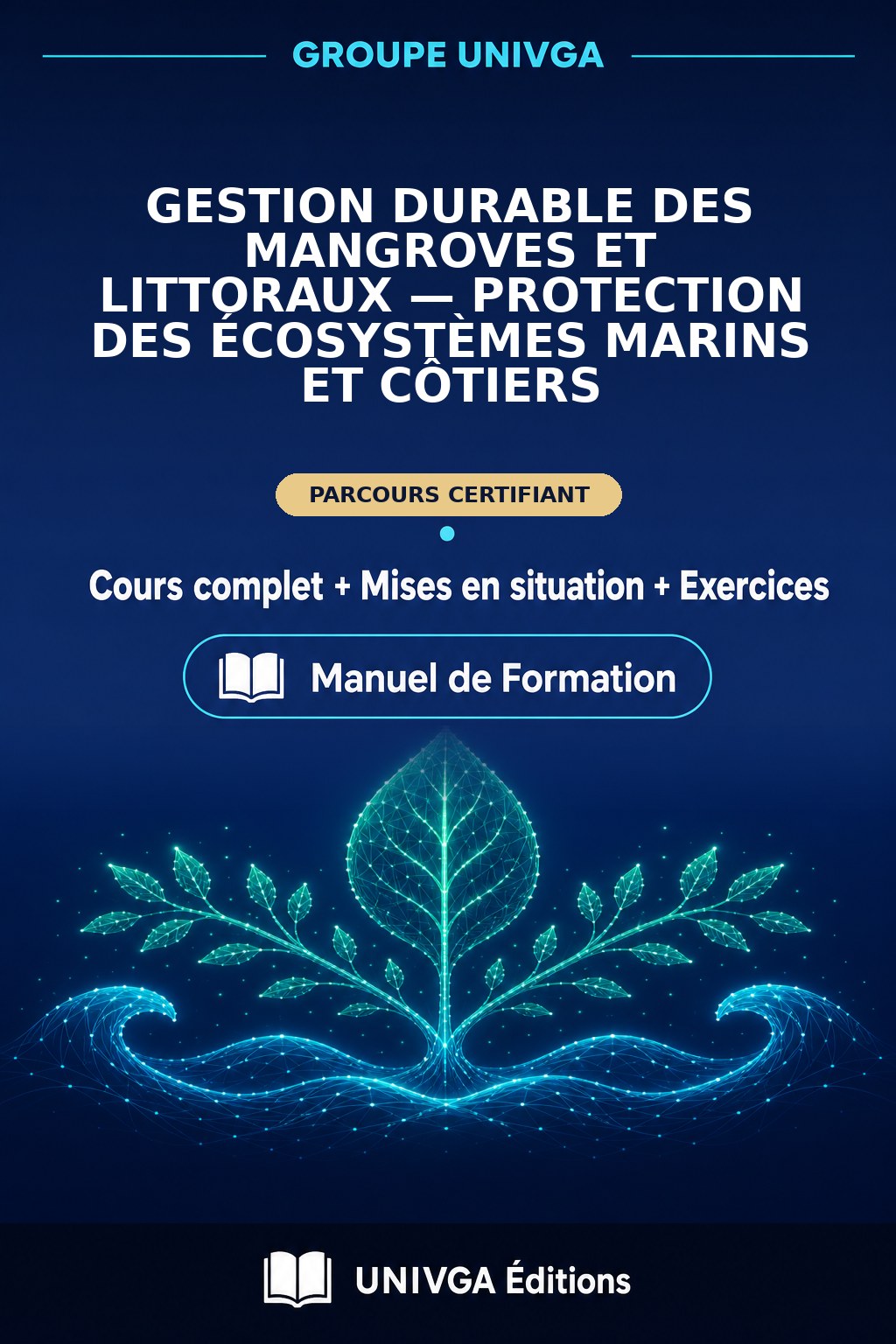 Manual Cover — Professional Certificate in Sustainable Management of Mangroves and Coastal Areas — Protection of Marine and Coastal Ecosystems