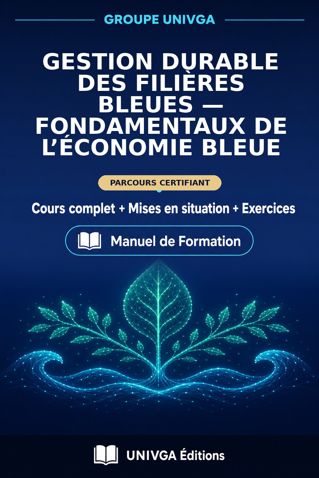 Manual Cover — Professional Certificate in Sustainable Management of Blue Value Chains — Fundamentals of the Blue Economy