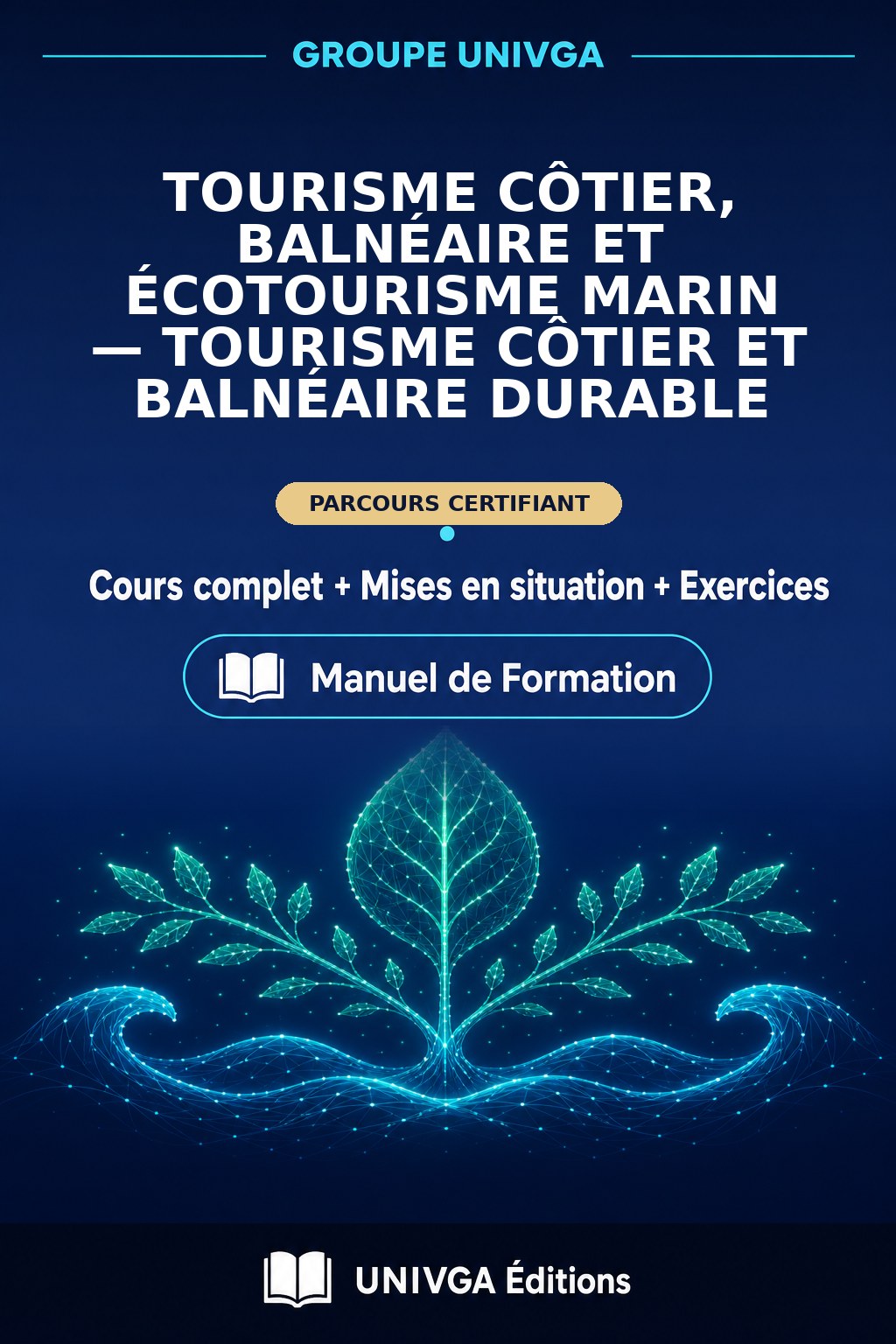 Cover of the manual — Professional Certificate in Coastal, Beach and Marine Ecotourism — Sustainable Coastal and Beach Tourism