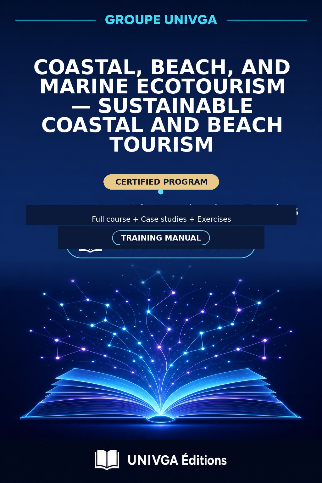 Cover of the manual — Professional Certificate in Coastal, Beach and Marine Ecotourism — Sustainable Coastal and Beach Tourism