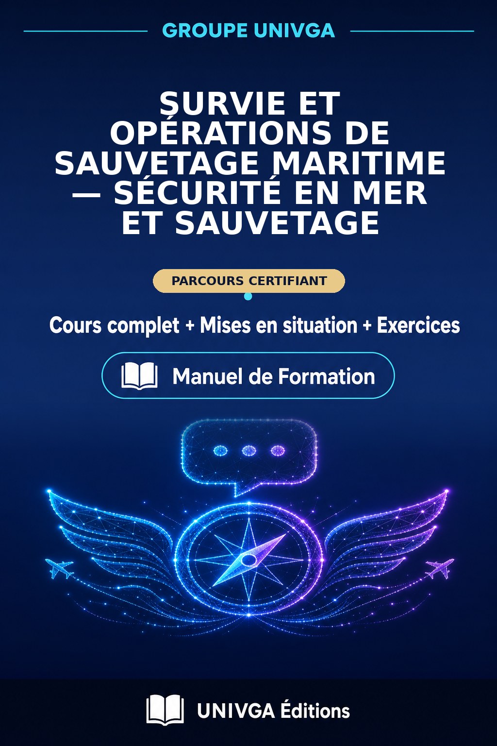 Couverture du manuel — Certificat Professionnel en Survie et Opérations de Sauvetage Maritime — Sécurité en Mer et Sauvetage