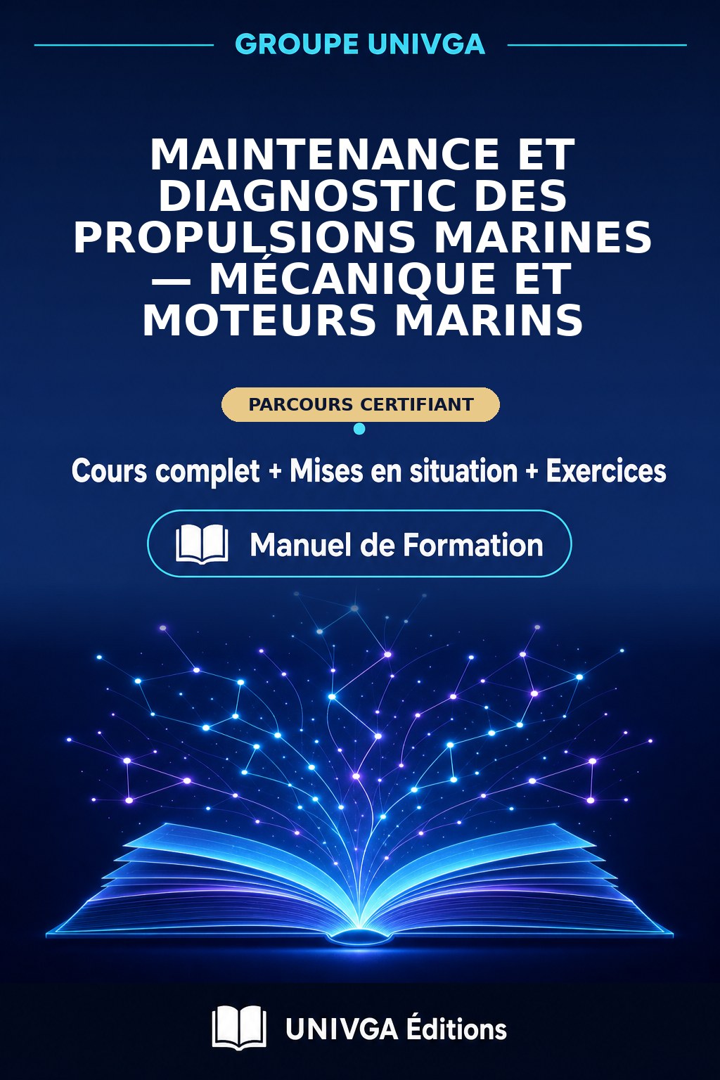 Couverture du manuel — Certificat Professionnel en Maintenance et Diagnostic des Propulsions Marines — Mécanique et Moteurs Marins