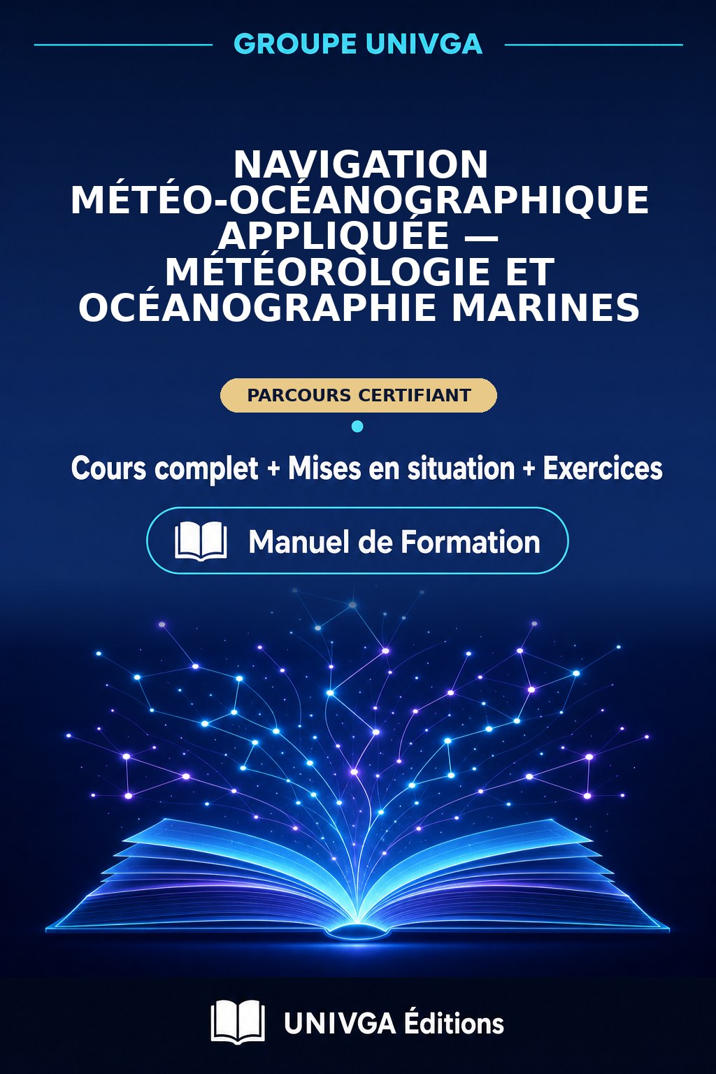 Couverture du manuel — Certificat Professionnel en Navigation Météo‑Océanographique Appliquée — Météorologie et Océanographie Marines