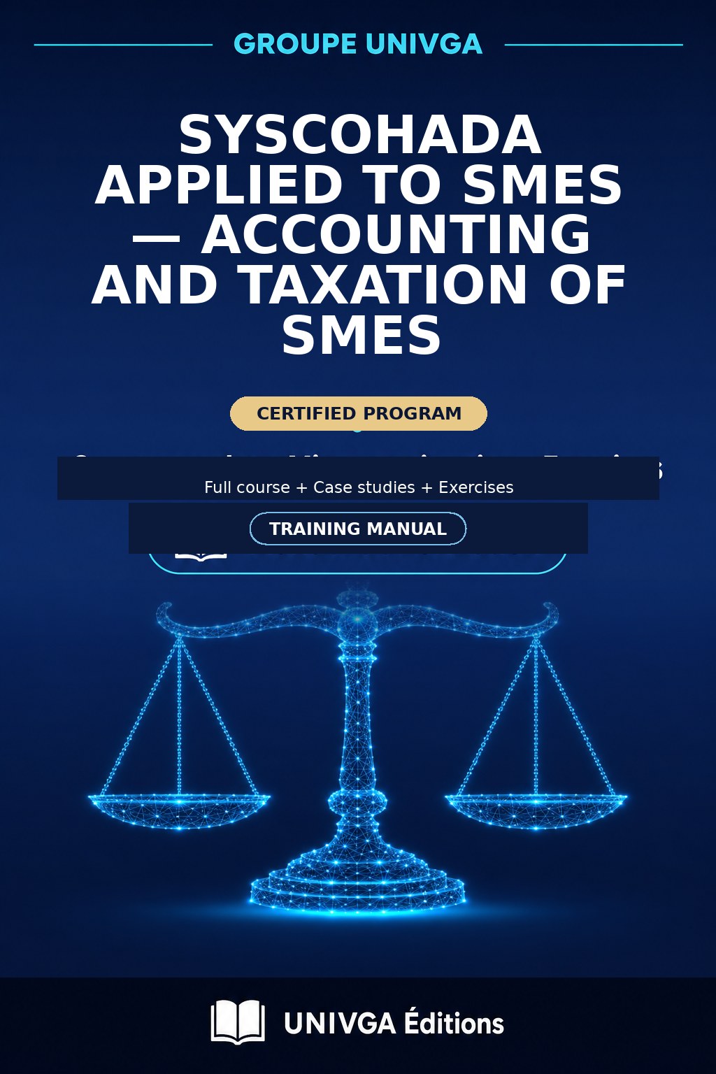 Manual Cover — Professional Certificate in SYSCOHADA Applied to SMEs — Accounting and Taxation of SMEs