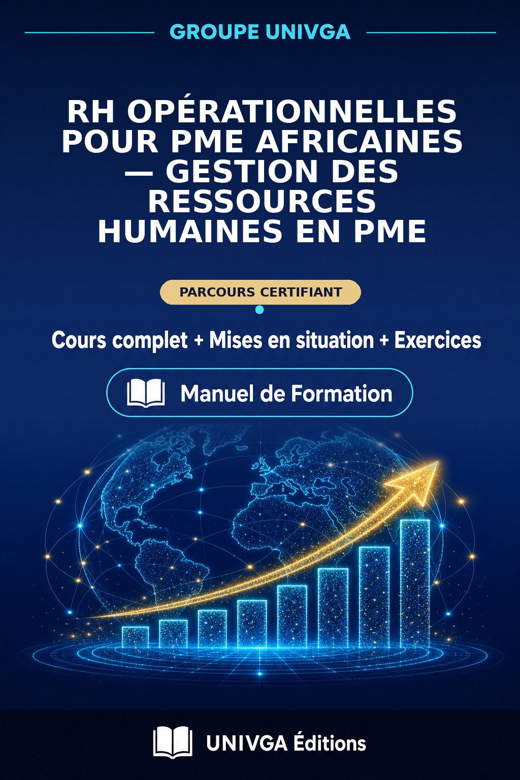 Couverture du manuel — Certificat Professionnel en RH Opérationnelles pour PME africaines — Gestion des Ressources Humaines en PME