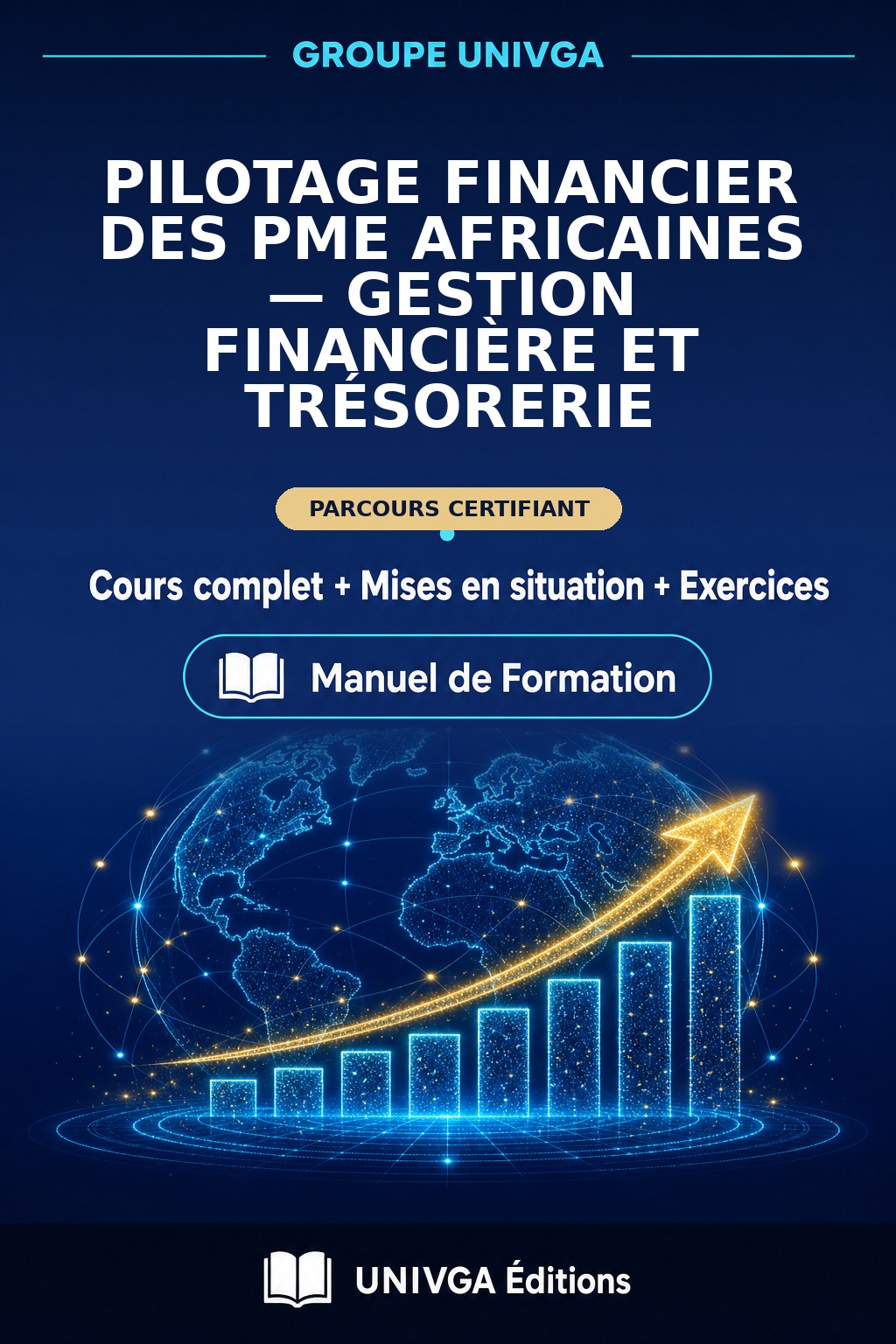 Couverture du manuel — Certificat Professionnel en Pilotage Financier des PME Africaines — Gestion Financière et Trésorerie
