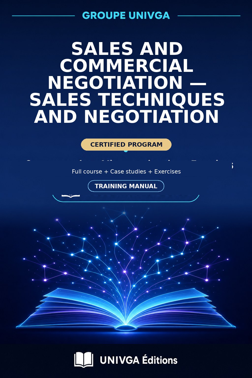 Manual Cover — Professional Certificate in Sales and Commercial Negotiation — Sales Techniques and Negotiation