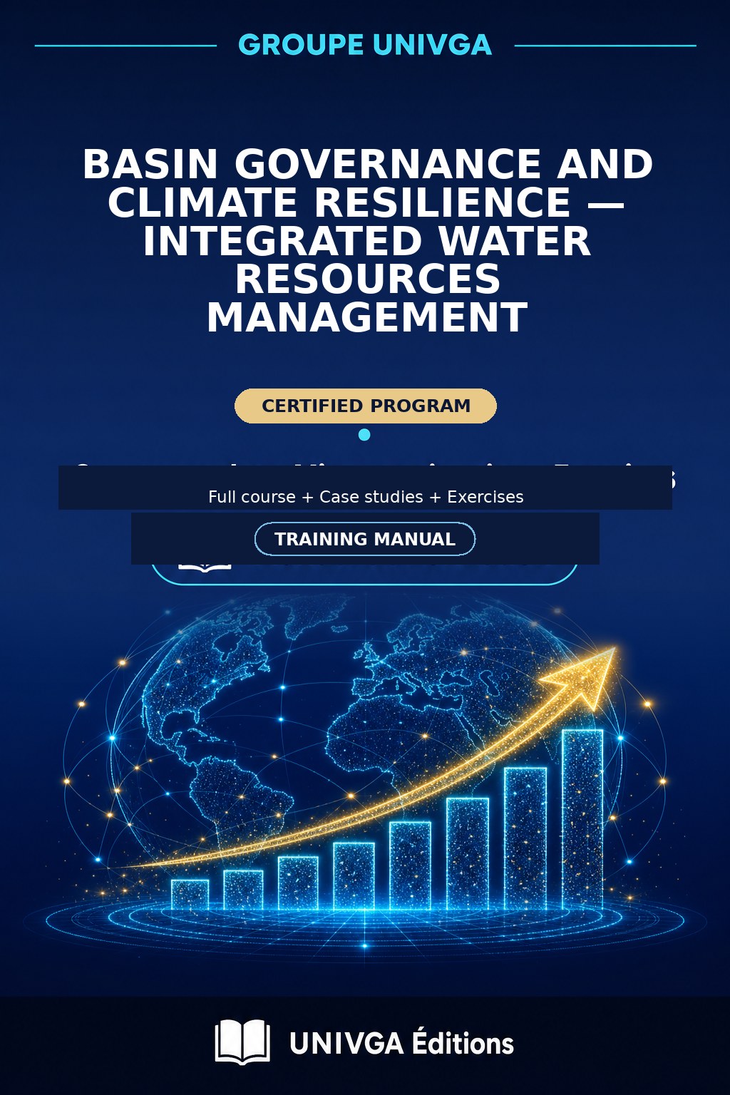 Training manual cover — Professional Certificate in Basin Governance and Climate Resilience — Integrated Water Resources Management