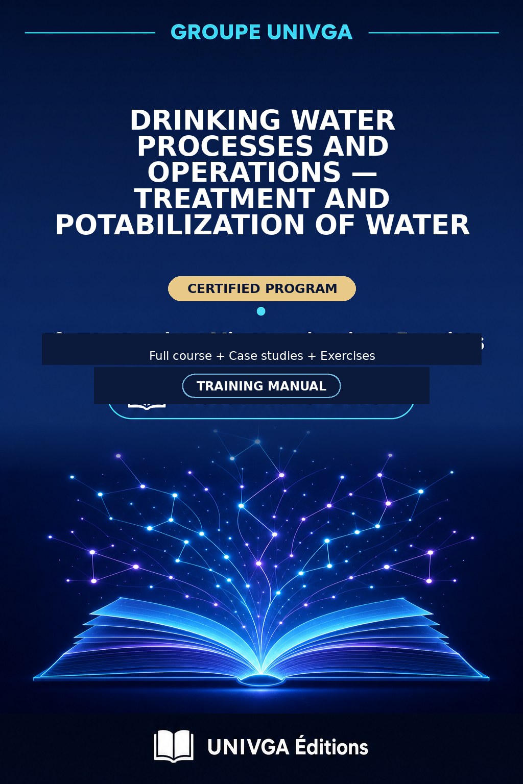 Cover of the manual — Professional Certificate in Drinking Water Processes and Operations — Treatment and Potabilization of Water